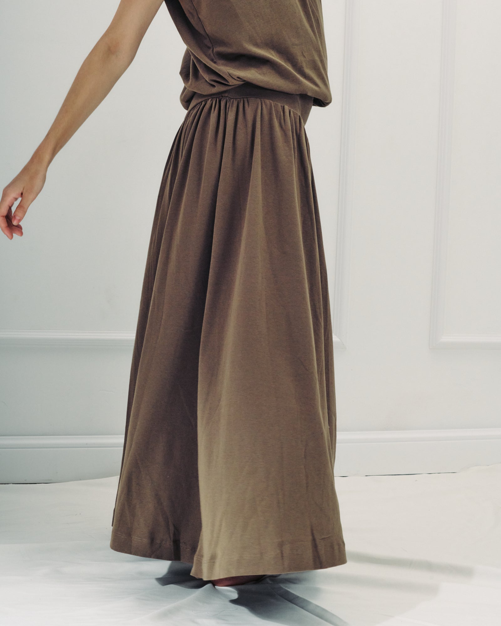 DONNA SKIRT CHOCOLATE
