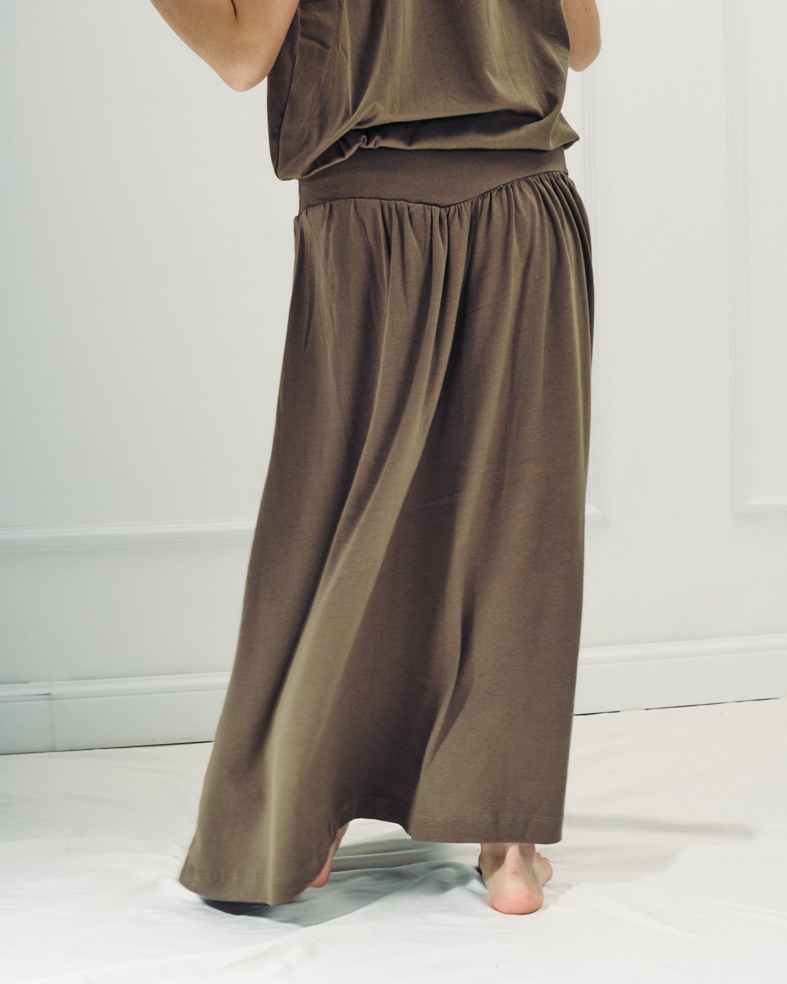 DONNA SKIRT CHOCOLATE