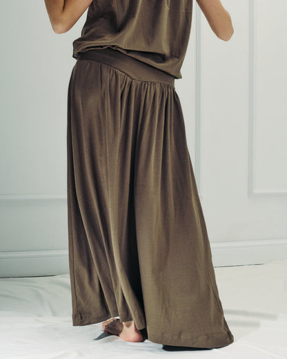 DONNA SKIRT CHOCOLATE