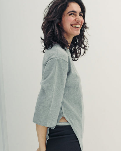 KETHY TOP CLOUD GREY