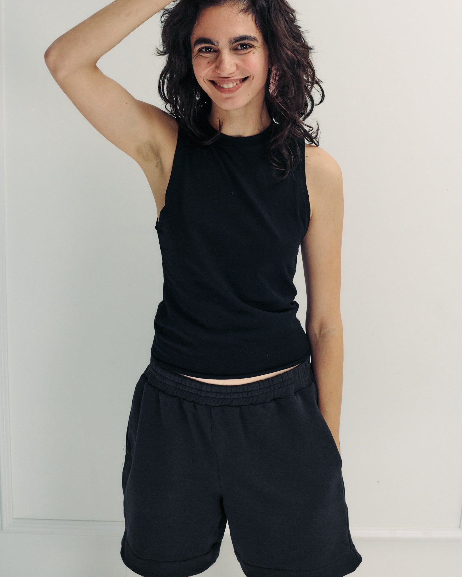 NATI TANK TOP BLACK