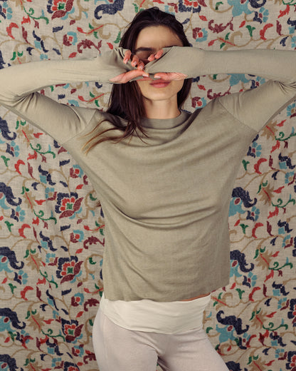 MILA TEE TAUPE