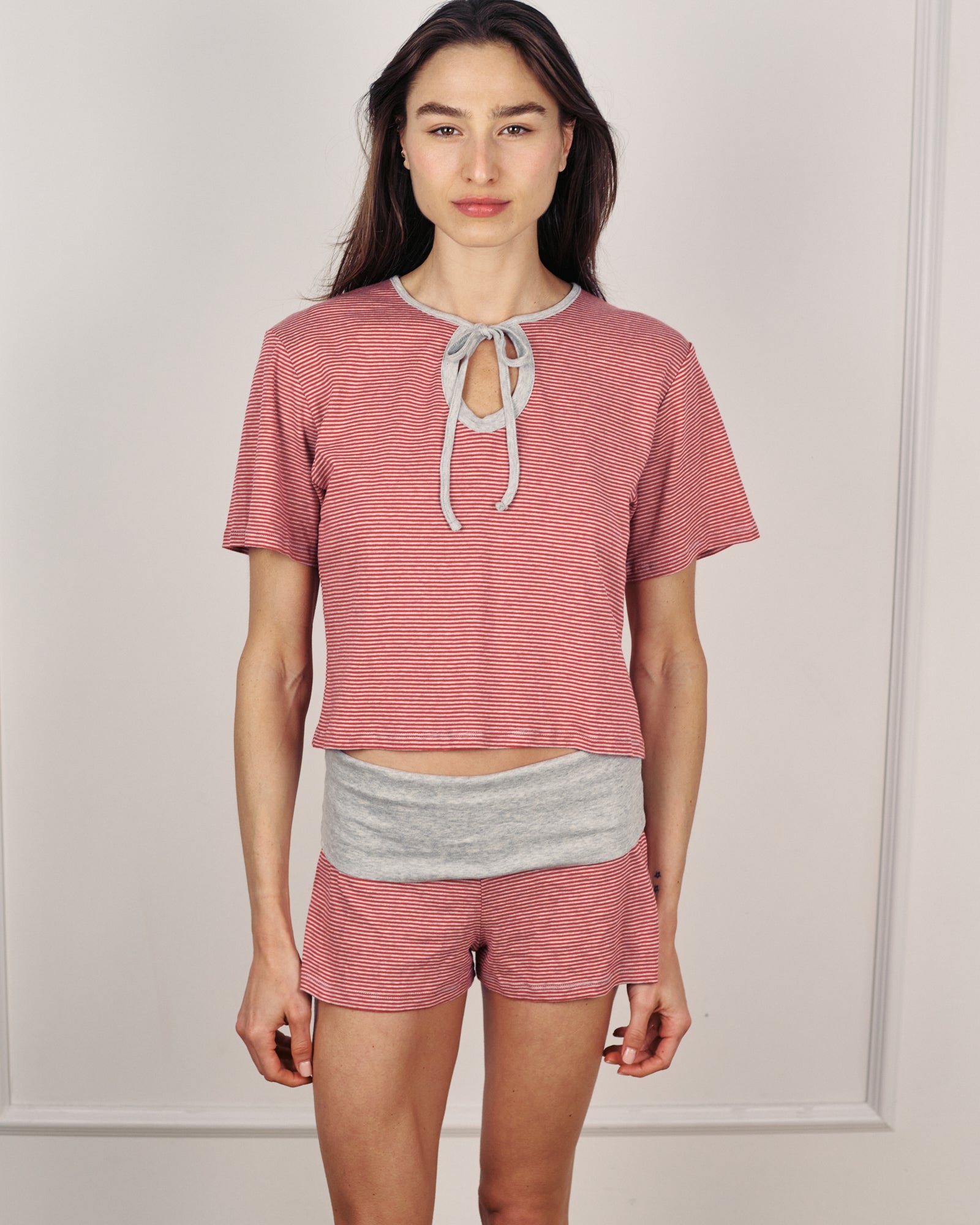 DIDI TSHIRT RED STRIPES