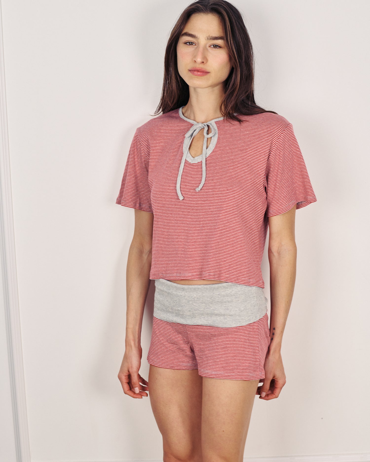 DIDI TSHIRT RED STRIPES