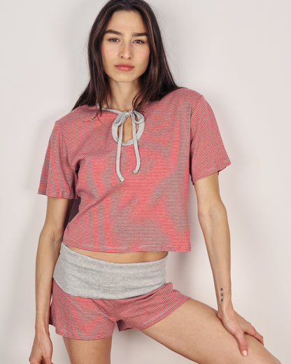 DIDI TSHIRT RED STRIPES