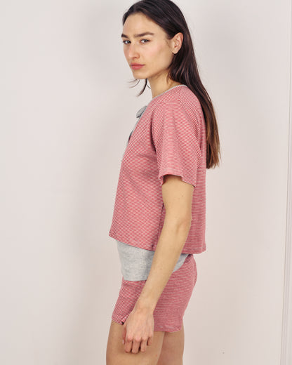 DIDI TSHIRT RED STRIPES