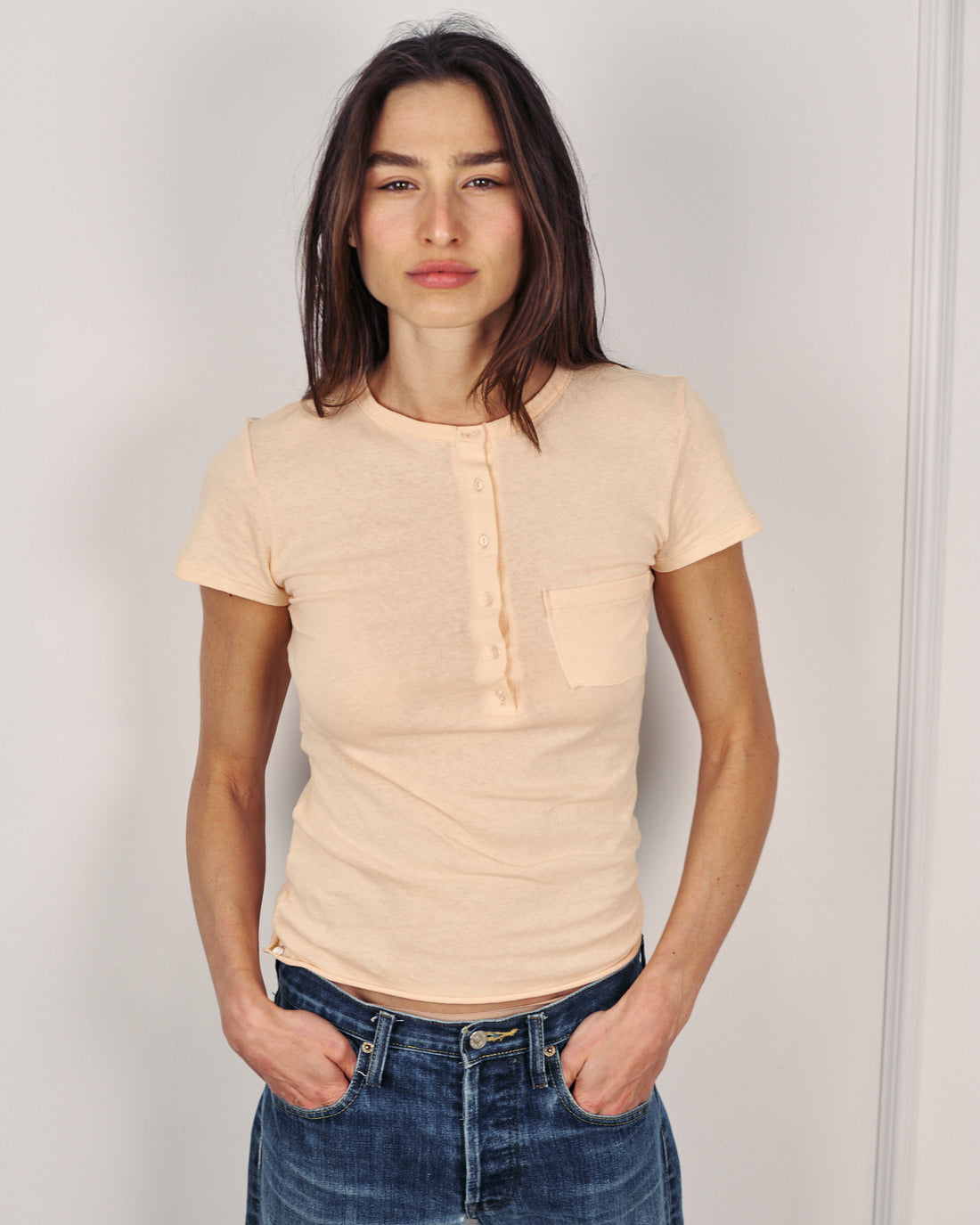 CLARA TEE PEACH