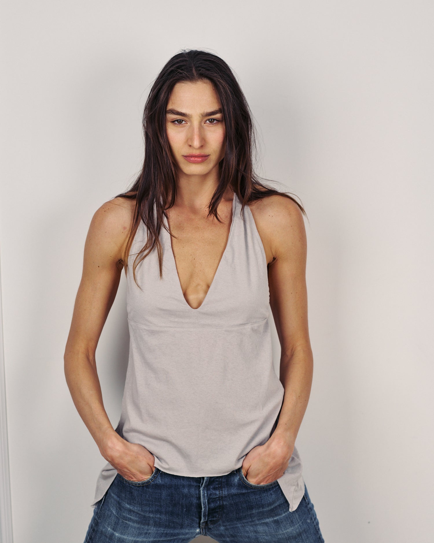 LENI TOP GREY