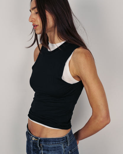NATI TANK TOP BLACK