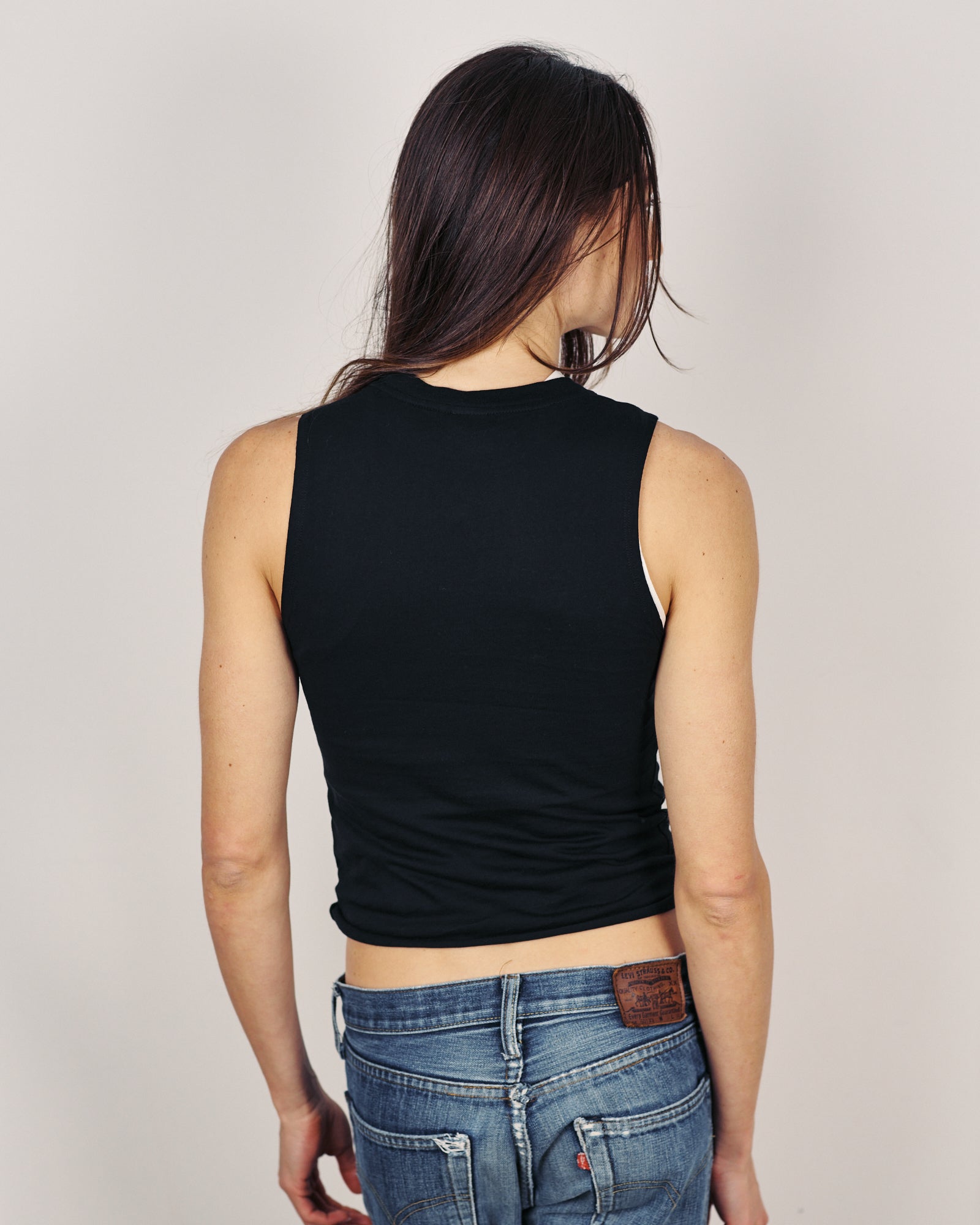 NATI TANK TOP BLACK