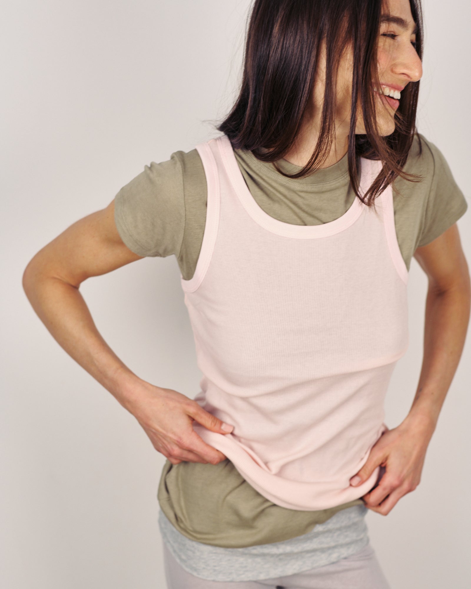MORI TANK BABY PINK