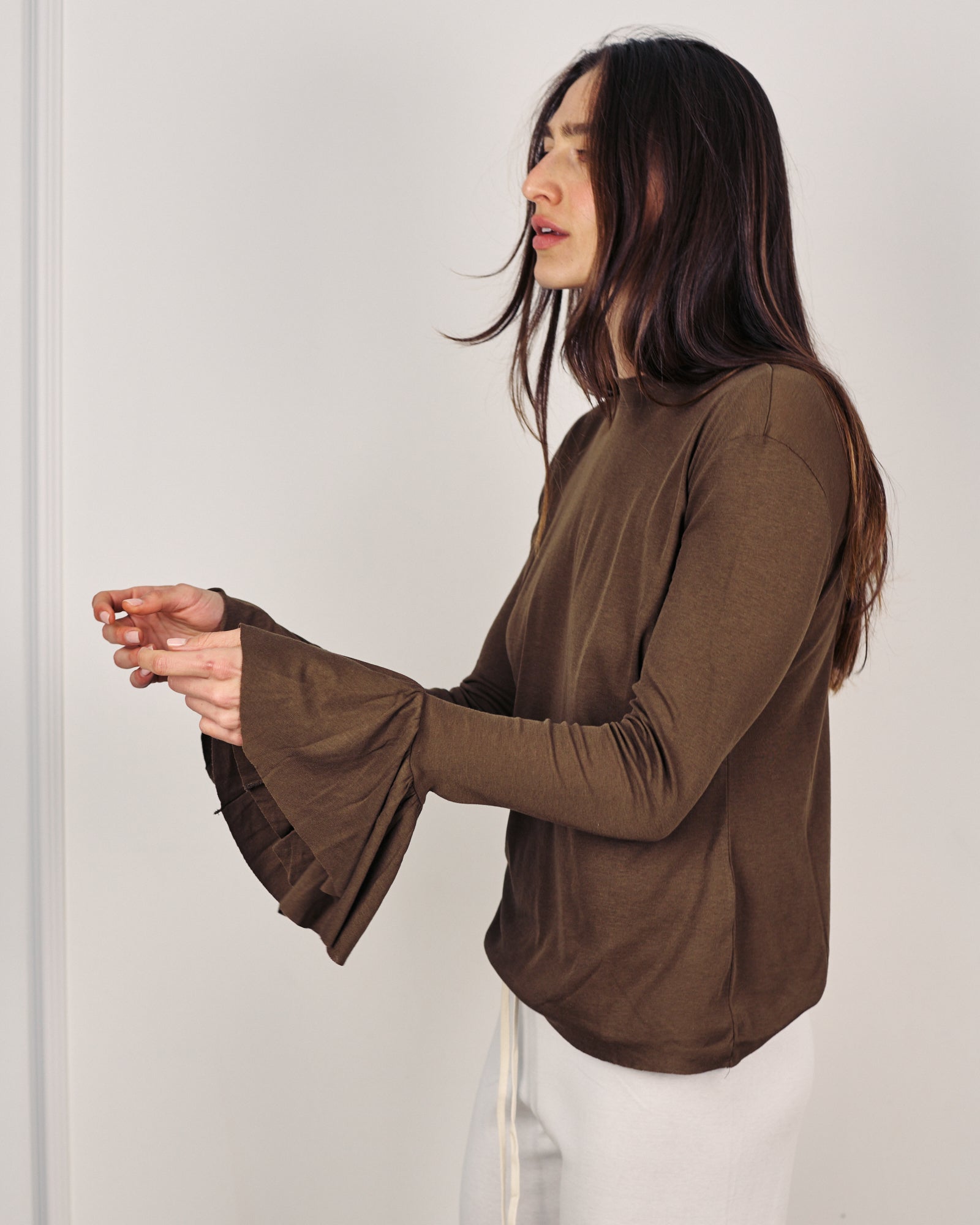 YVES SHIRT SMOKY BROWN