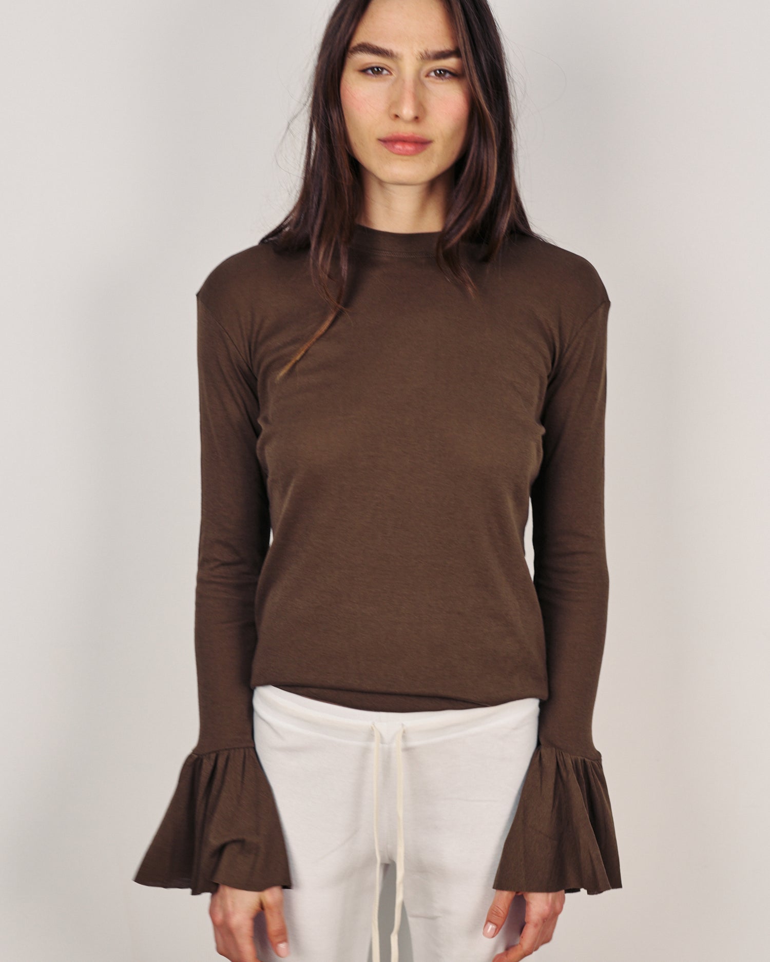 YVES SHIRT SMOKY BROWN