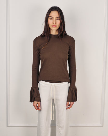 YVES SHIRT SMOKY BROWN