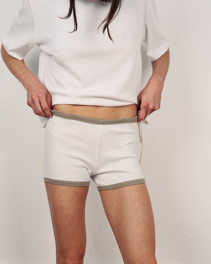 LEON SHORTS WHITE