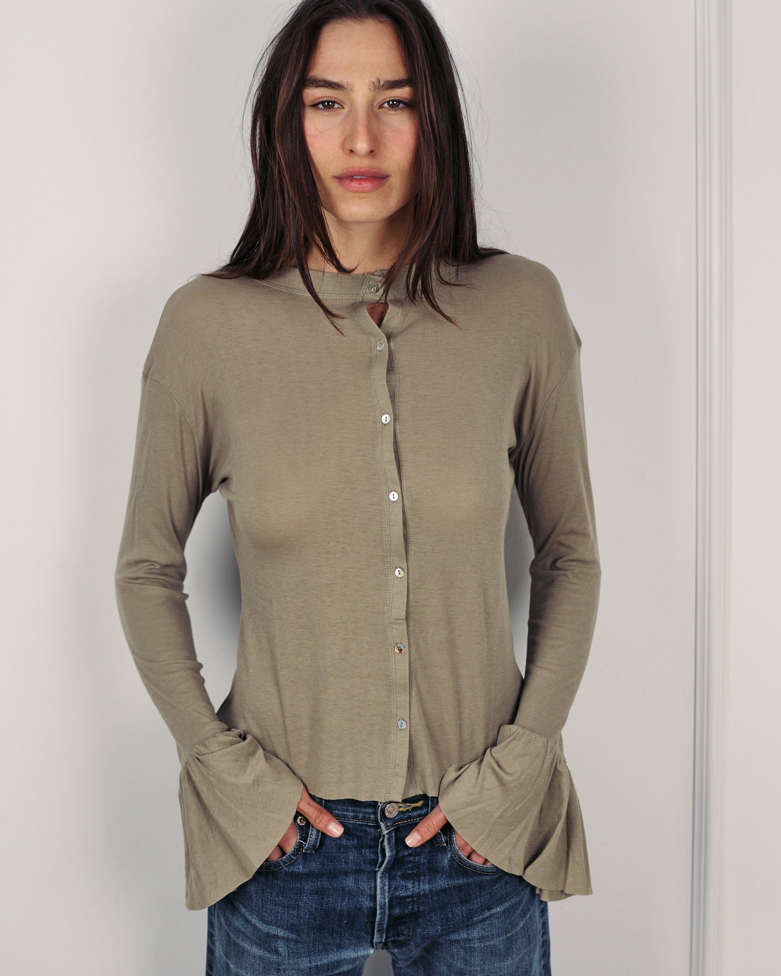 DIANA SHIRT TAUPE