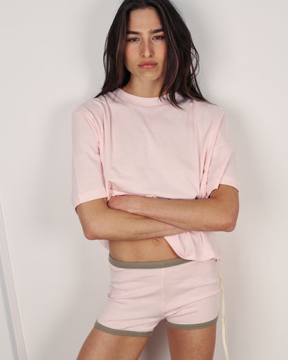 LEON SHORTS BABY PINK