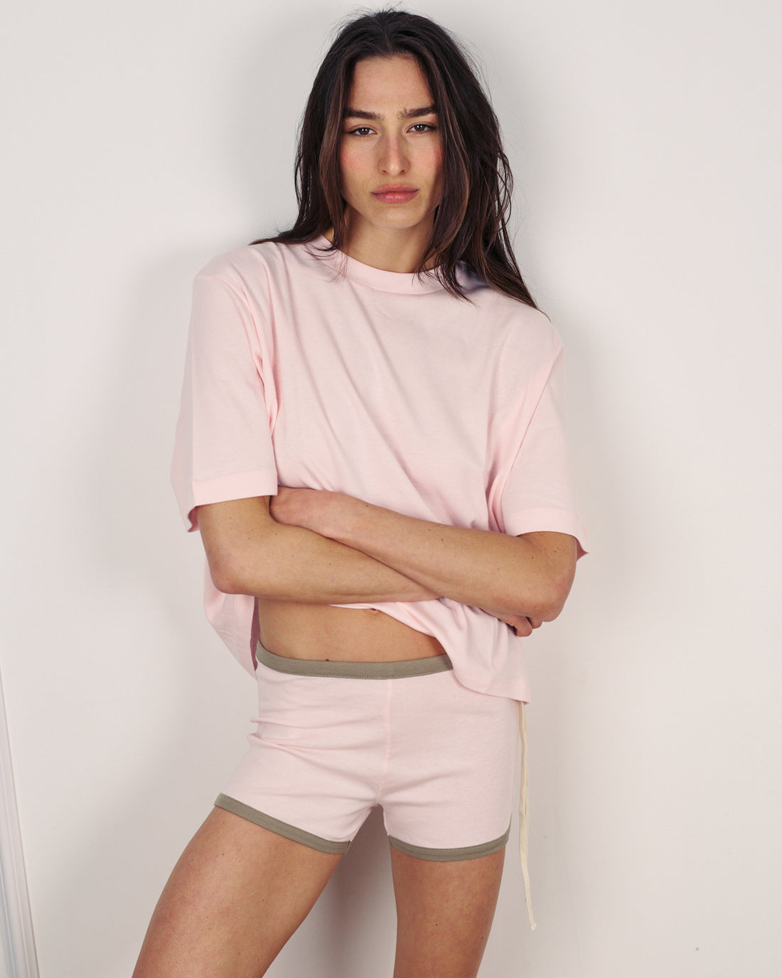 LEON SHORTS BABY PINK