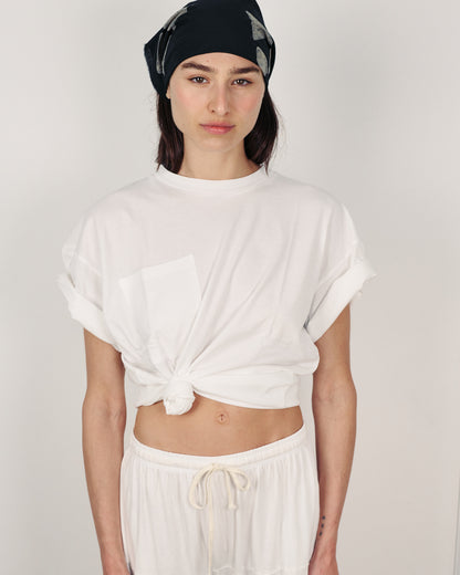 ALICIA SHORT SLEEVES WHITE