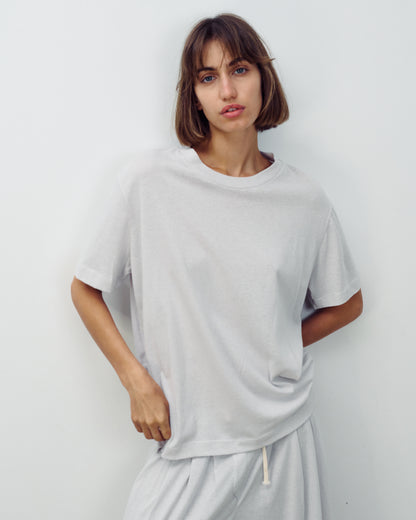 MARA TSHIRT LIGHT GREY