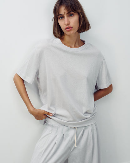 MARA TSHIRT LIGHT GREY