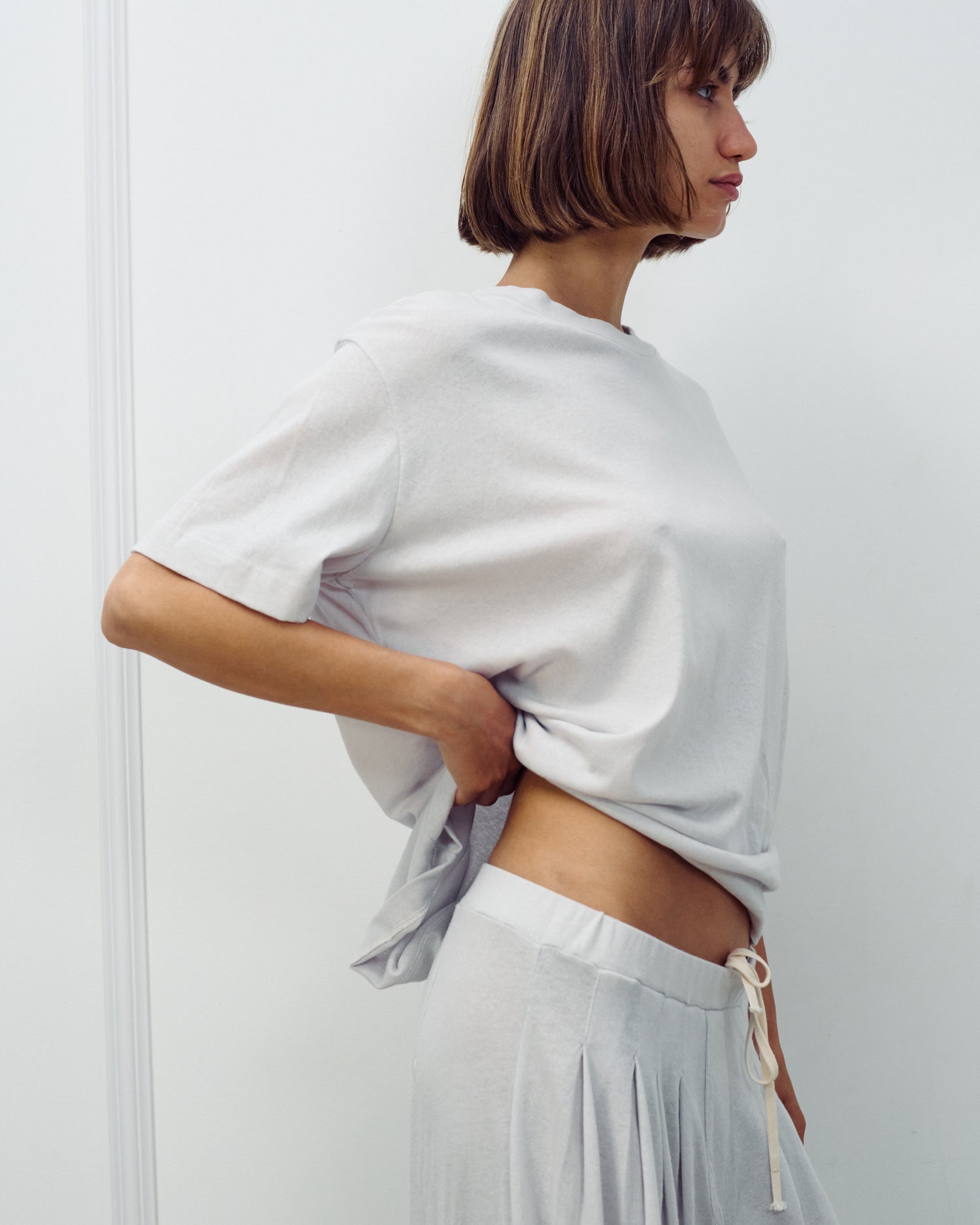 MARA TSHIRT LIGHT GREY
