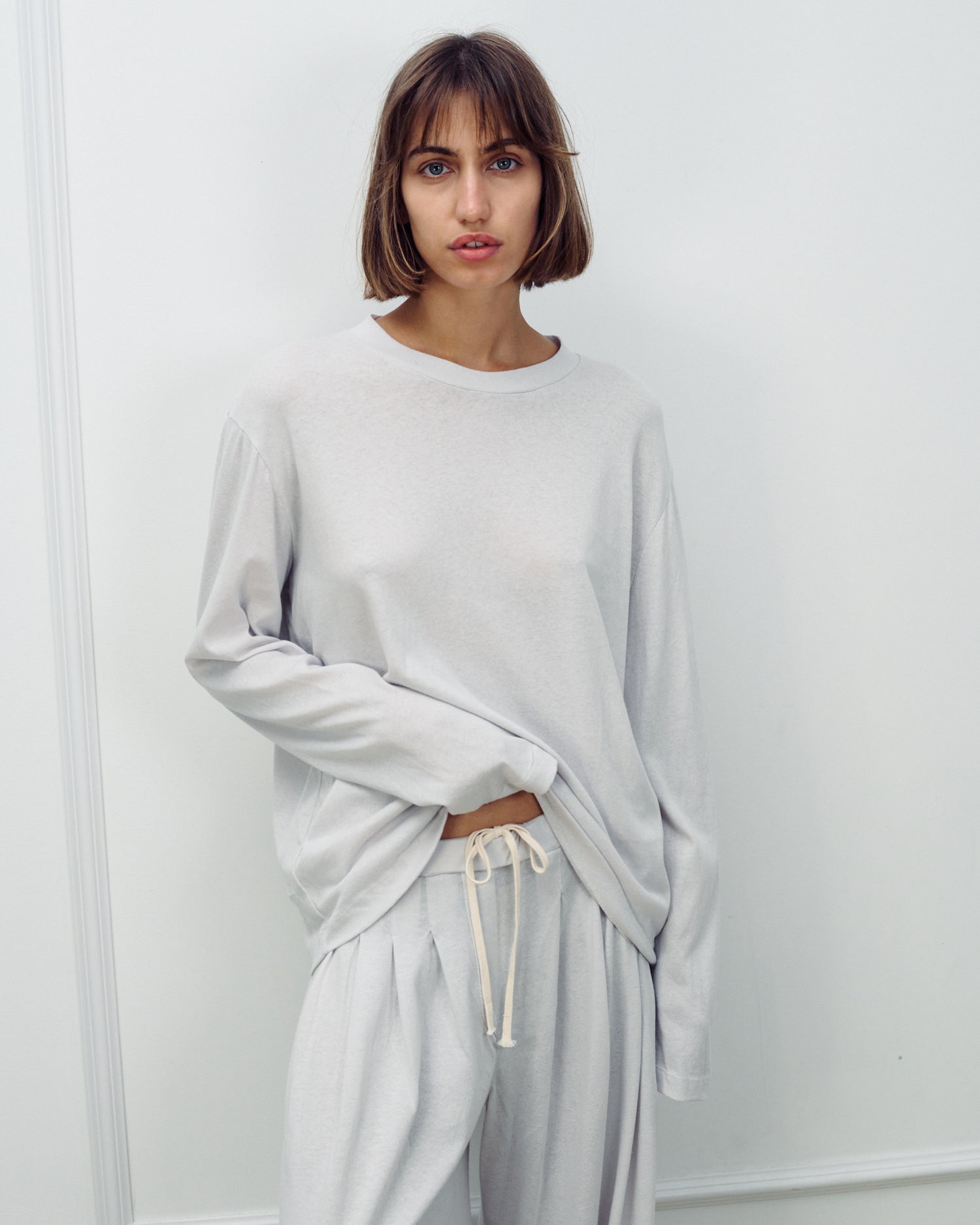 MARIOT TSHIRT LIGHT GREY