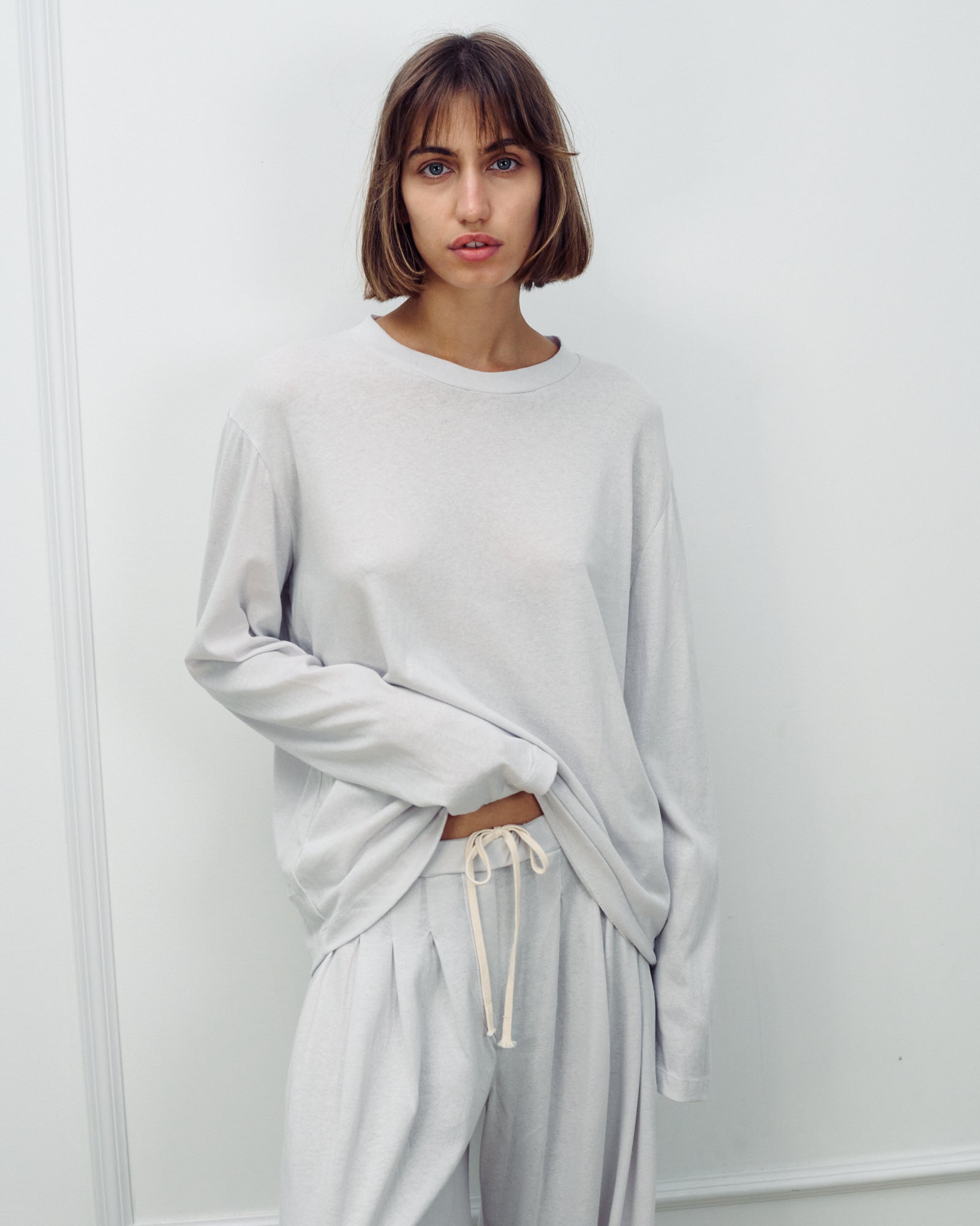 MARIOT TSHIRT LIGHT GREY