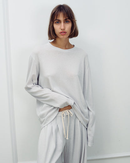 MARIOT TSHIRT LIGHT GREY