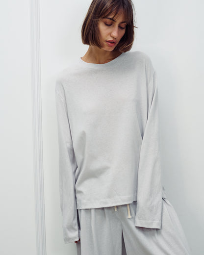 MARIOT TSHIRT LIGHT GREY