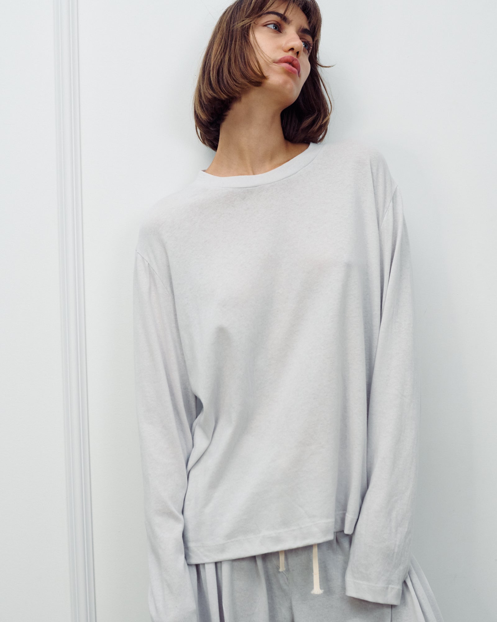 MARIOT TSHIRT LIGHT GREY