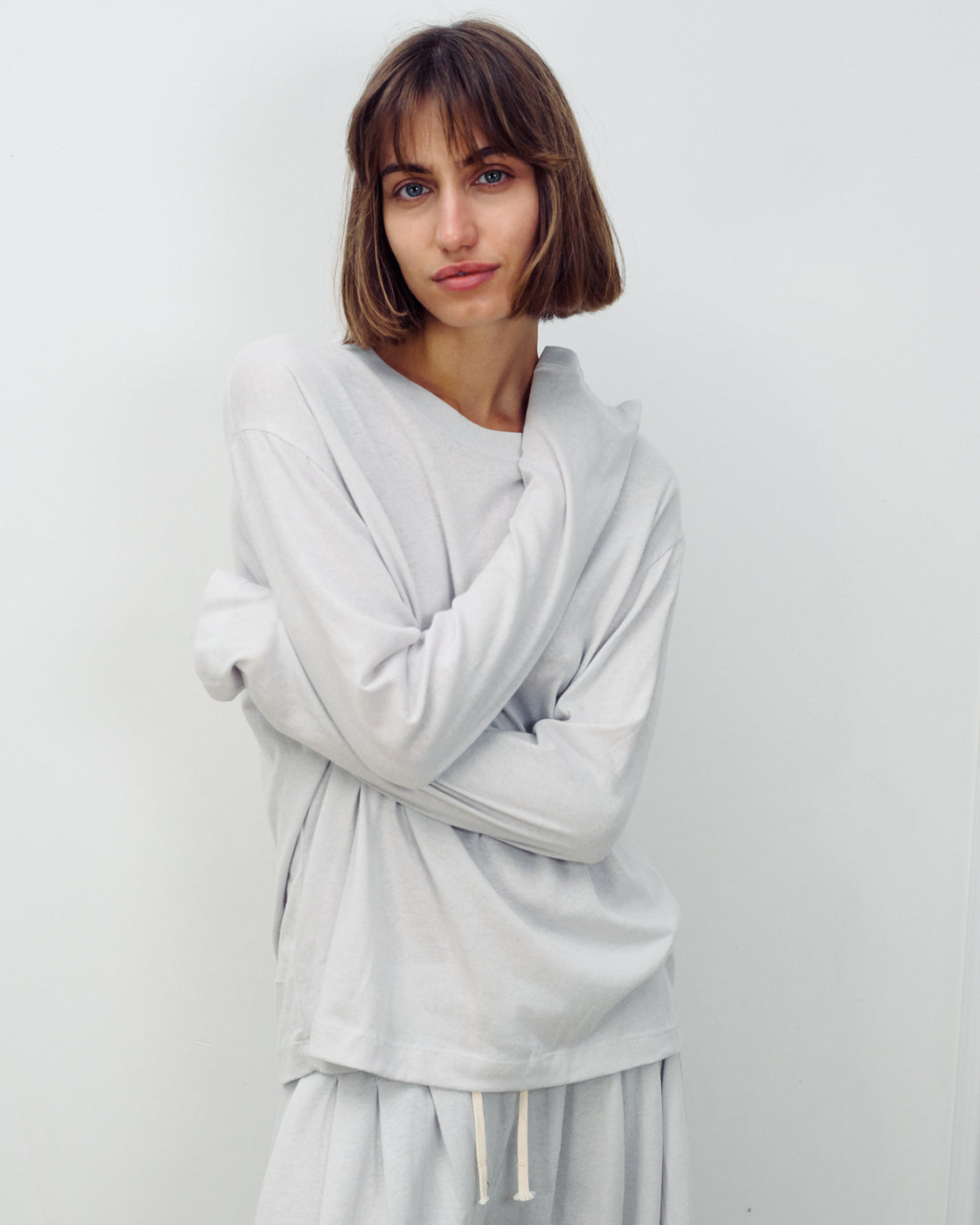 MARIOT TSHIRT LIGHT GREY