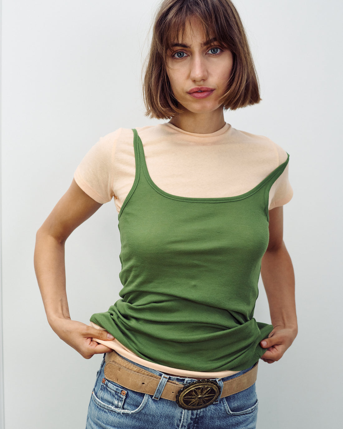 TONI TANK OLIVE