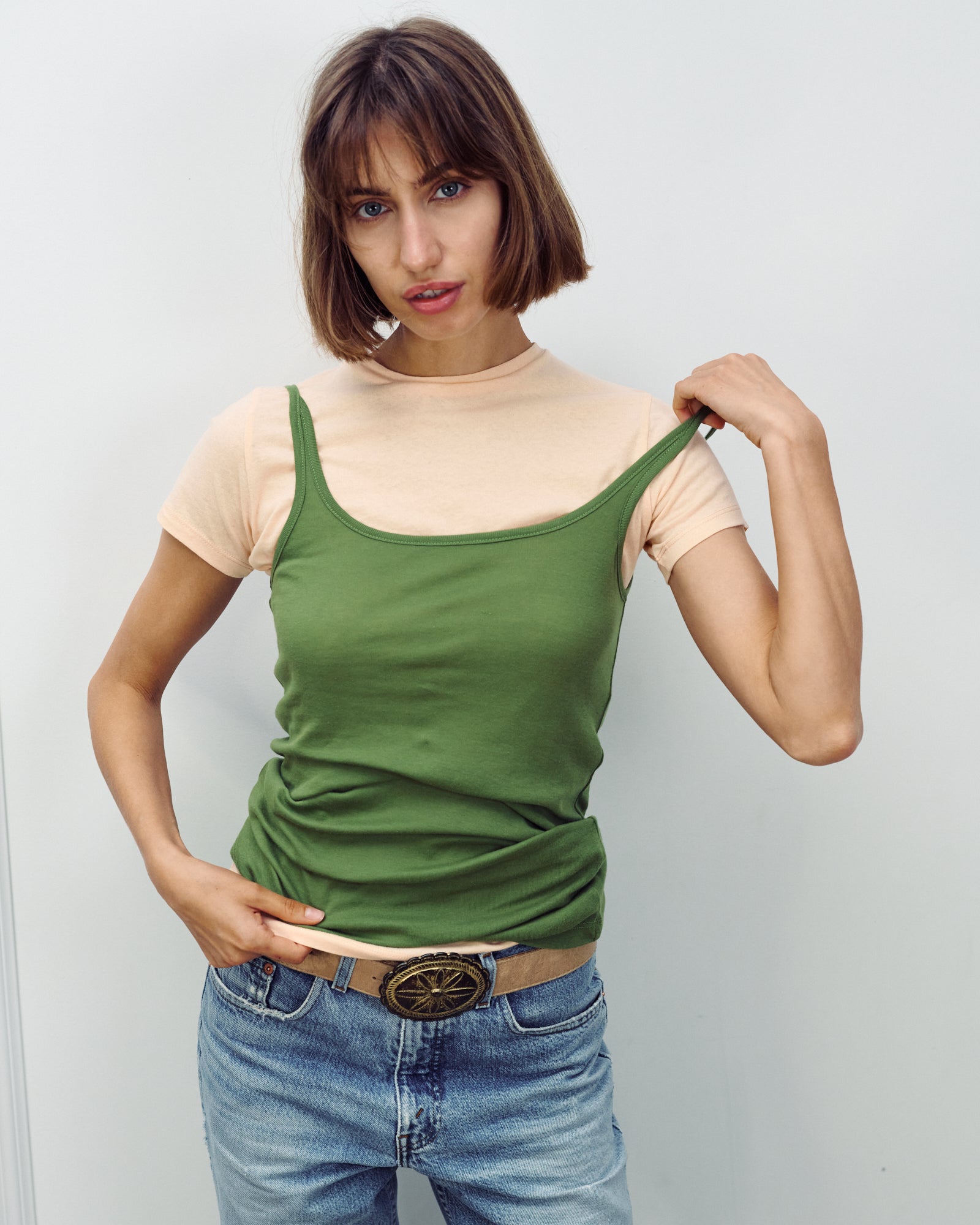 TONI TANK OLIVE