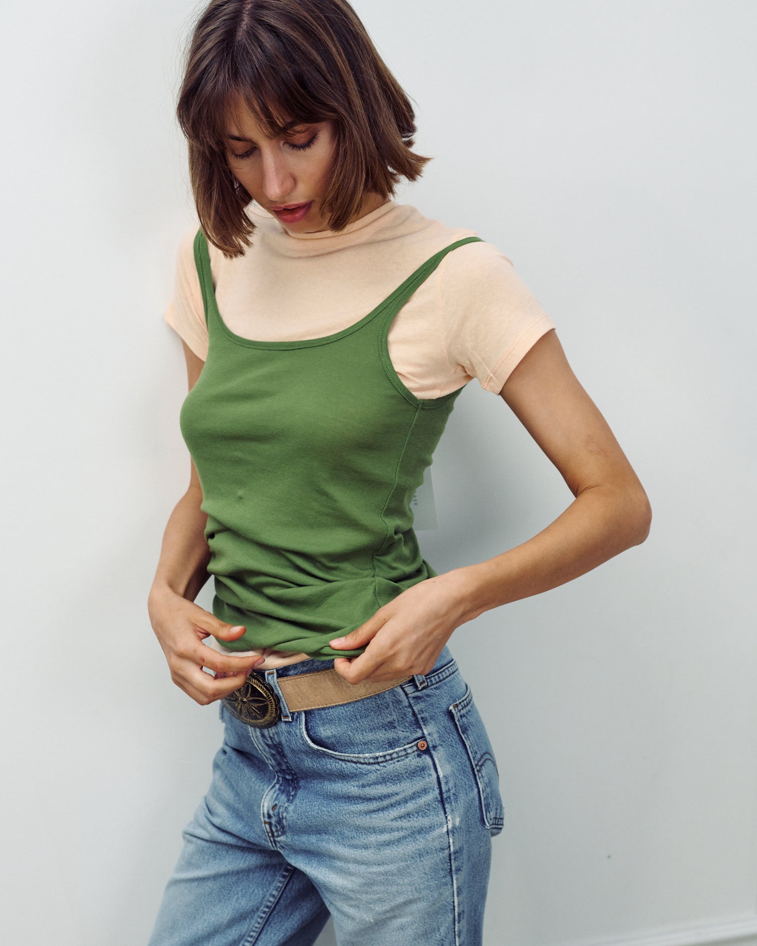 TONI TANK OLIVE