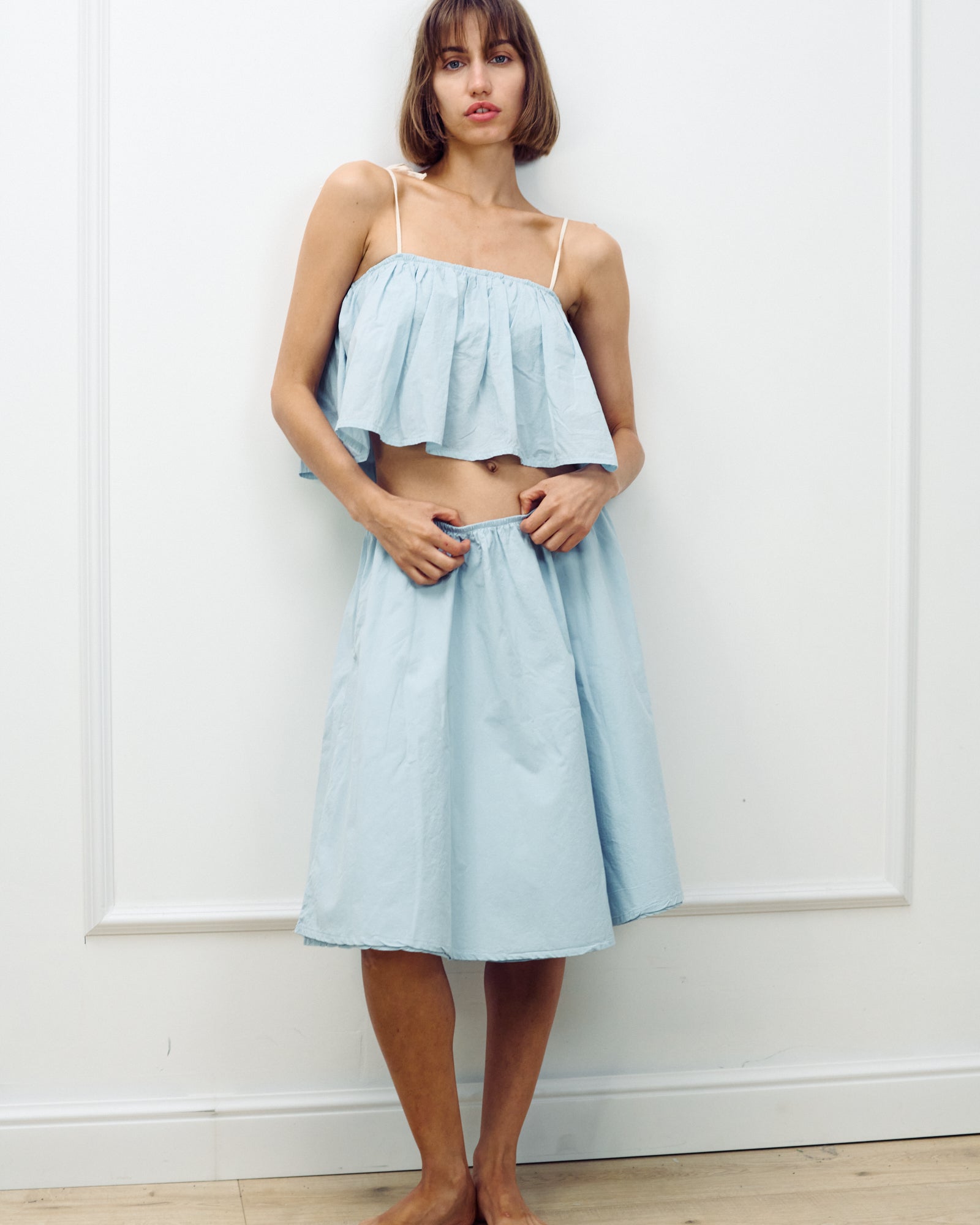 ANNA TOP LIGHT BLUE