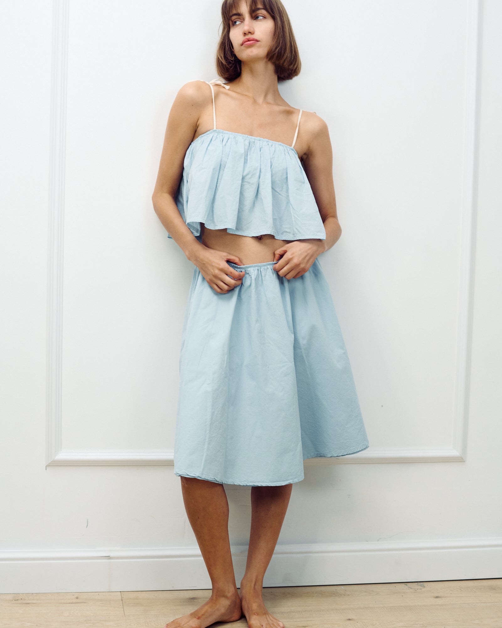 JESS SKIRT LIGHT BLUE