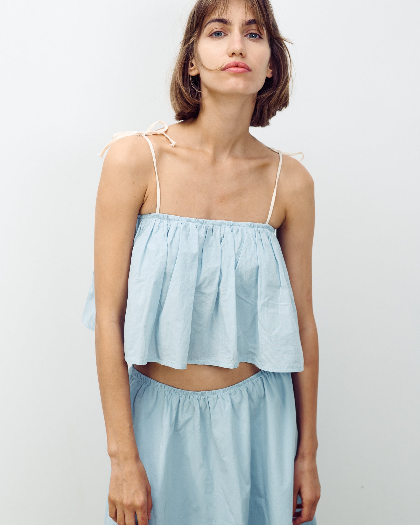 ANNA TOP LIGHT BLUE