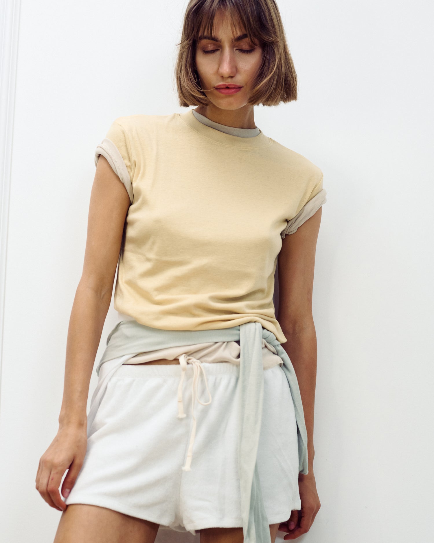 GABI SHORTS WHITE
