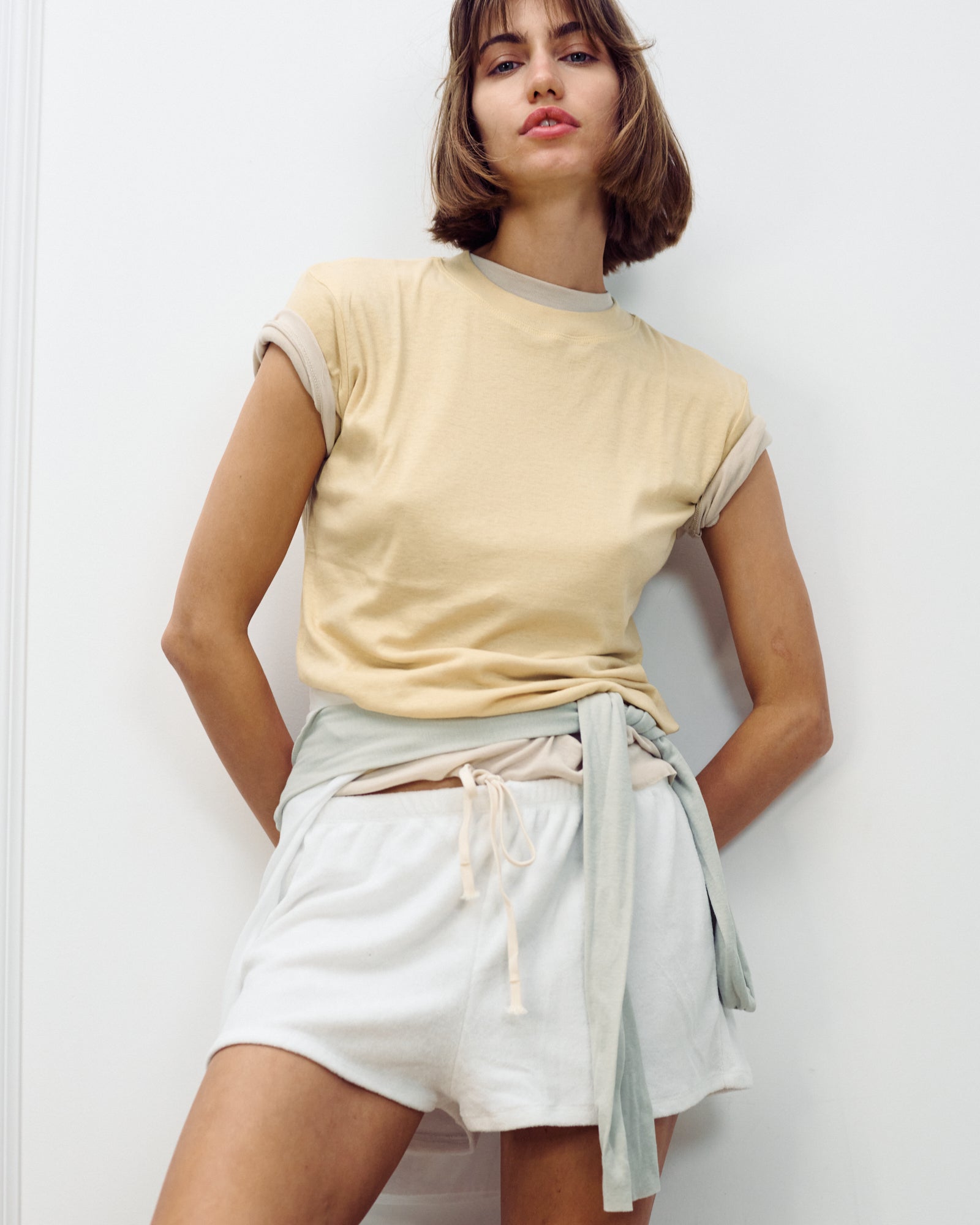 GABI SHORTS WHITE