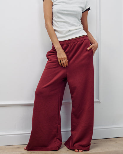 MATAN PANTS BURGUNDY