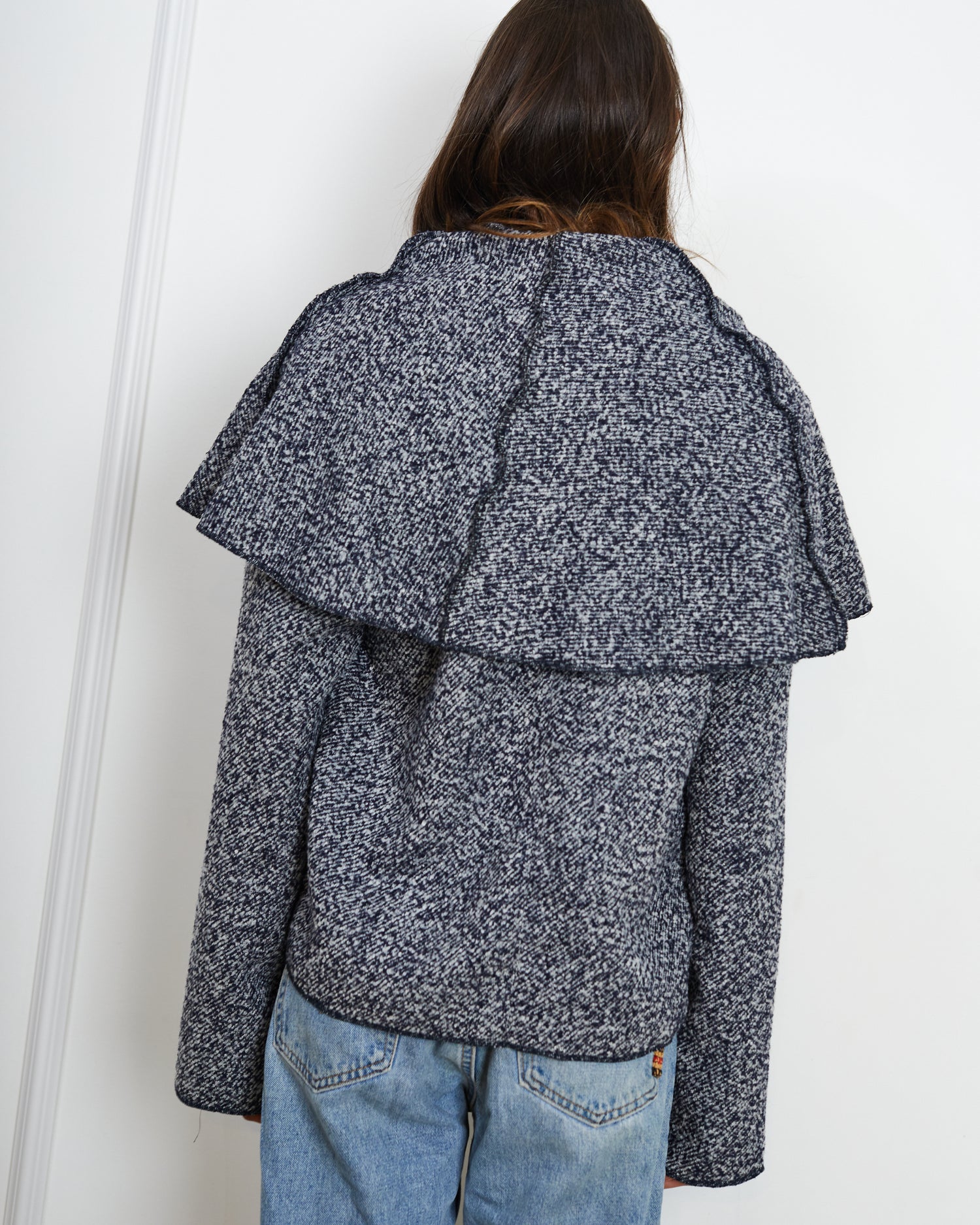 TOM RUSTIC BLUE  WOOL JACKET