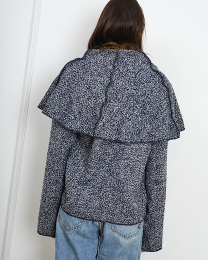 TOM RUSTIC BLUE  WOOL JACKET