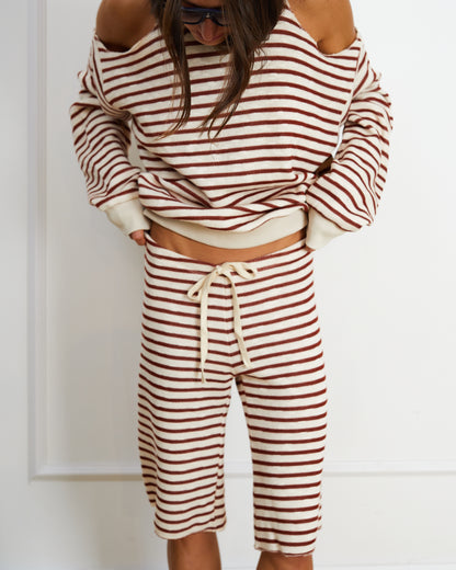 BALI RED STRIPES PANTS