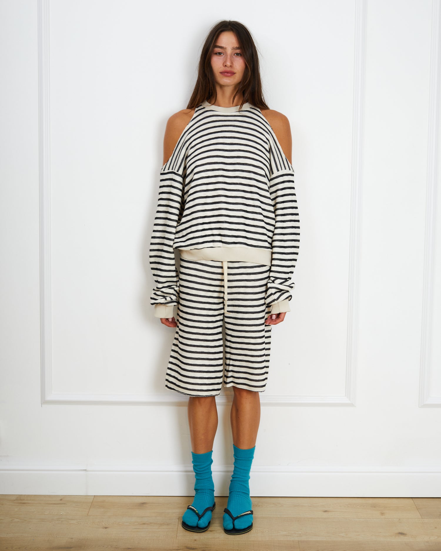 RIMINI BLACK STRIPES TOP