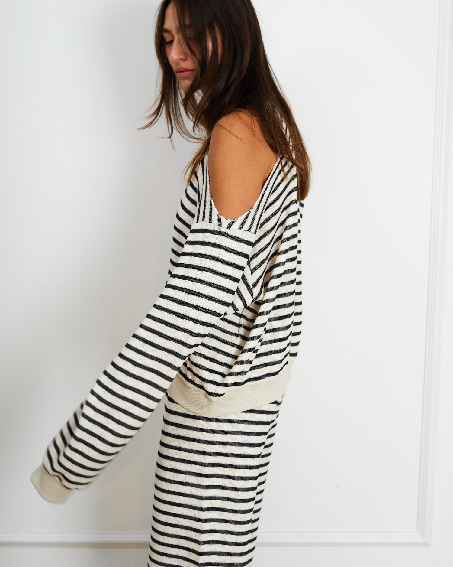 RIMINI BLACK STRIPES TOP