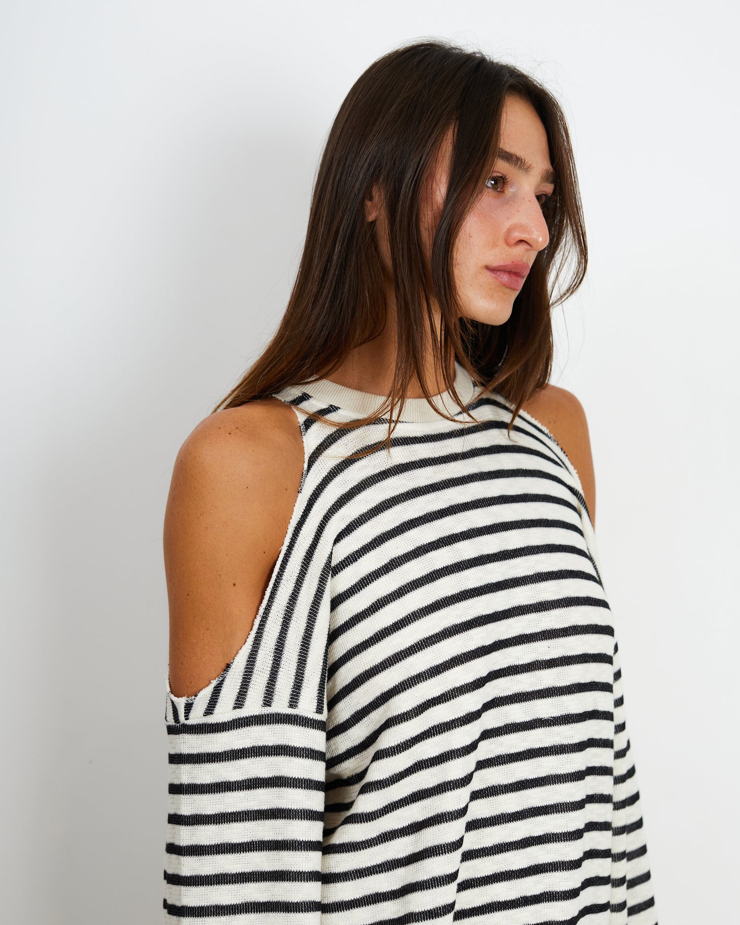 RIMINI BLACK STRIPES TOP