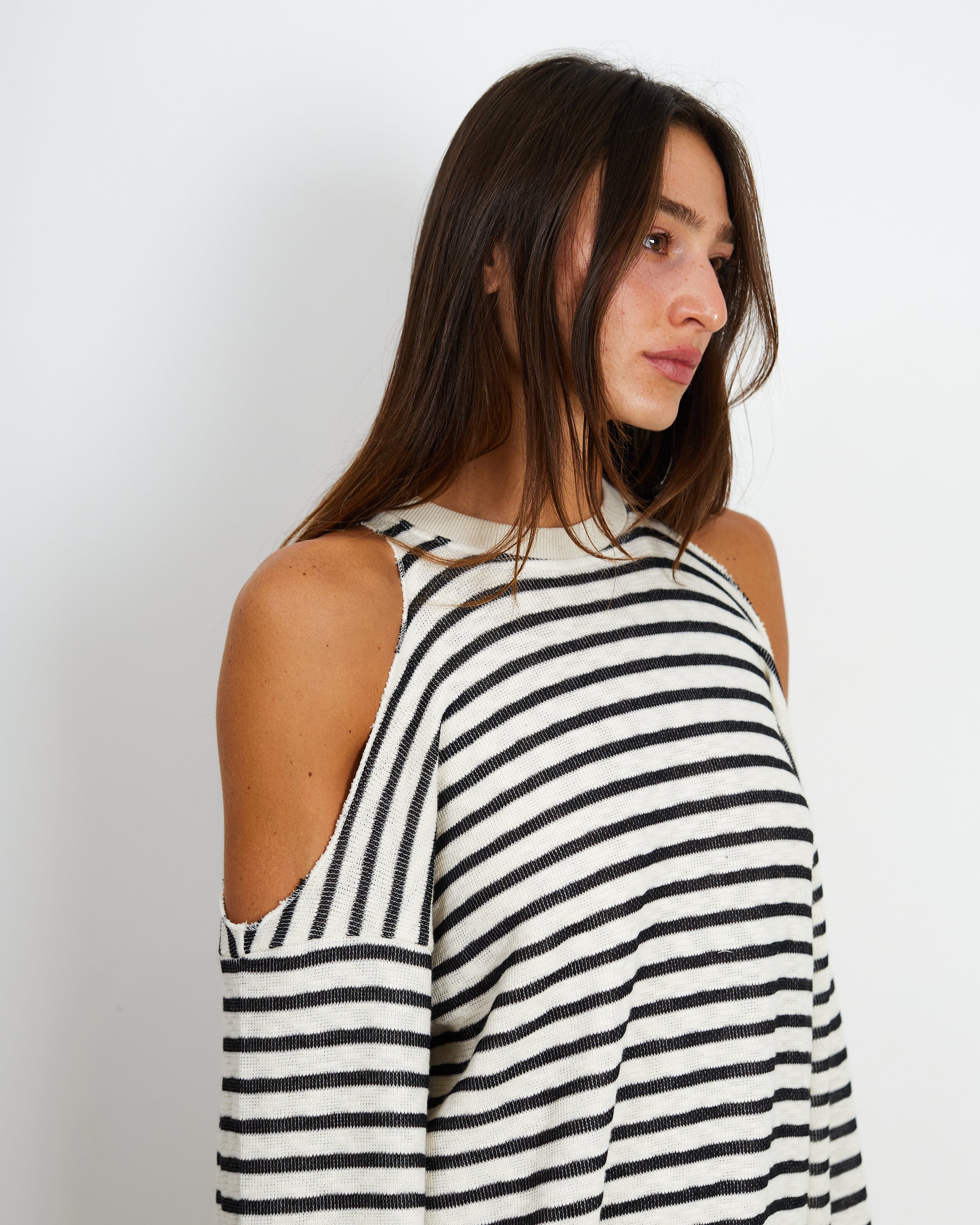 RIMINI BLACK STRIPES TOP