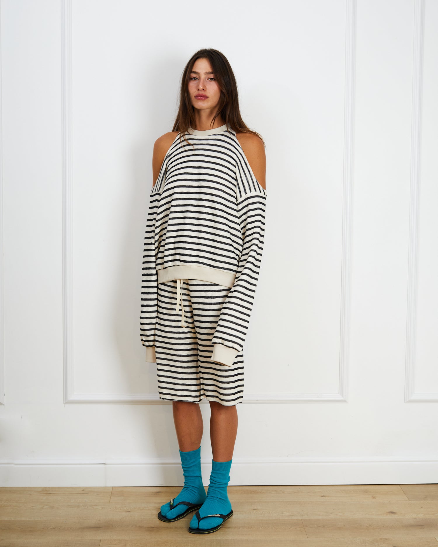 RIMINI BLACK STRIPES TOP