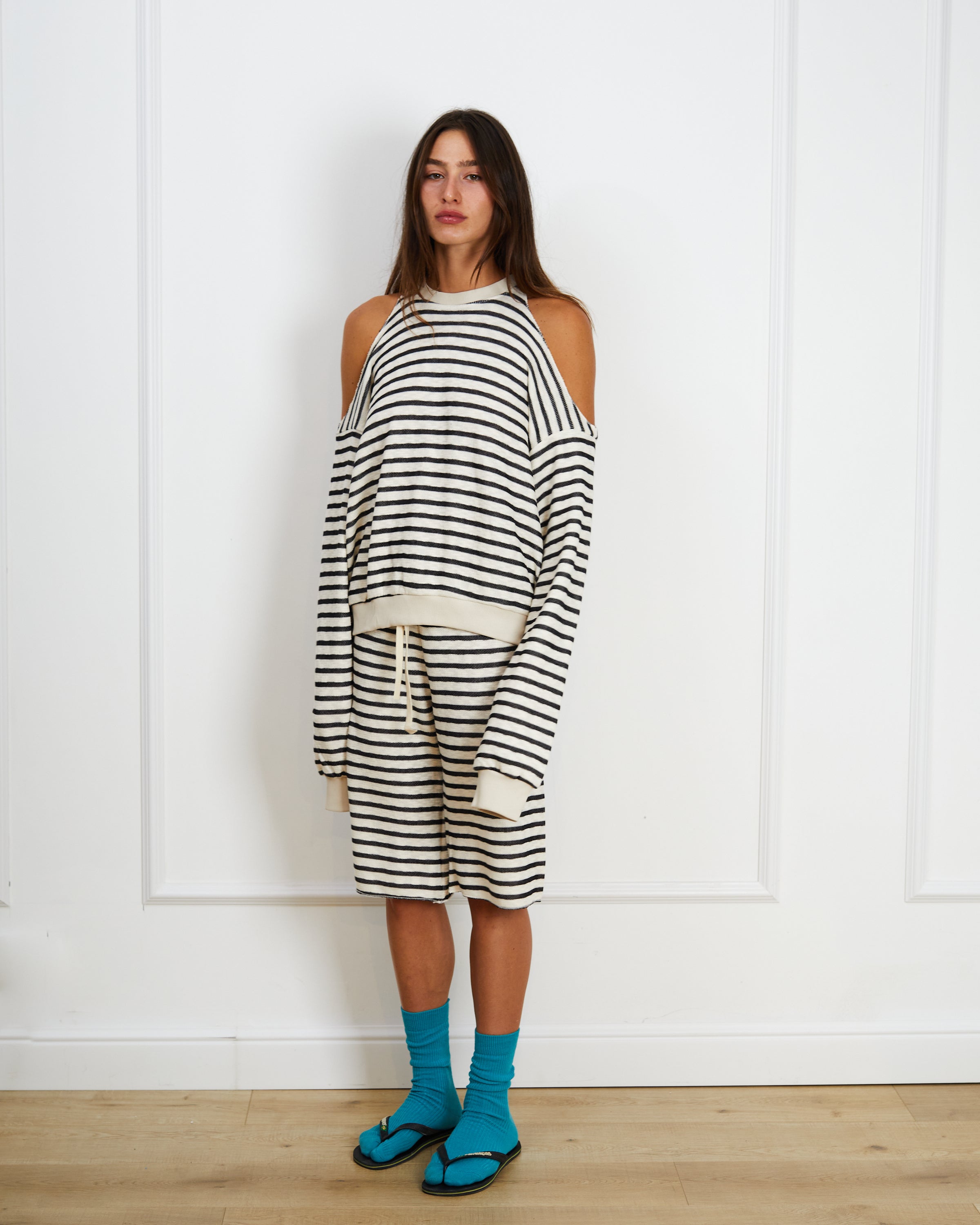 RIMINI BLACK STRIPES TOP